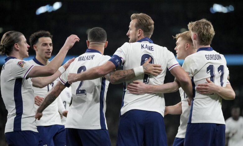 Harry Kane sparks England 5-0 rout over Ireland and Nations League promotion