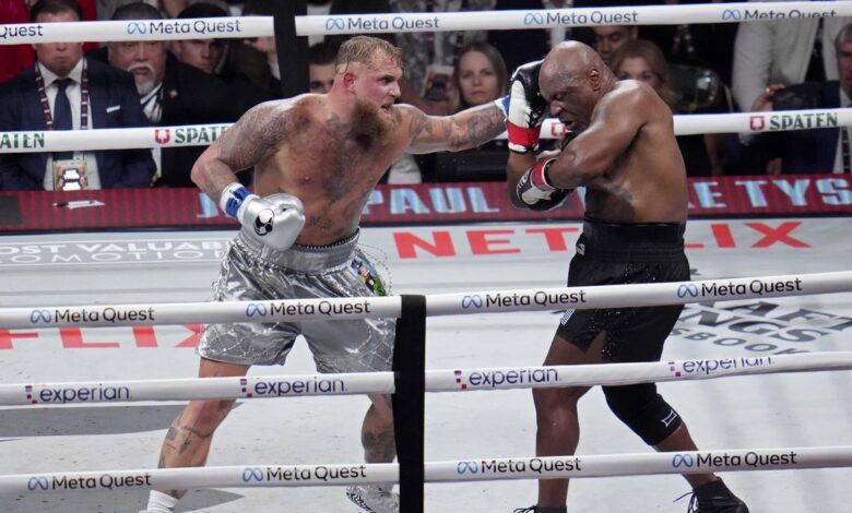 YouTuber Jake Paul beats 58-year-old Mike Tyson as the hits don’t match the hype