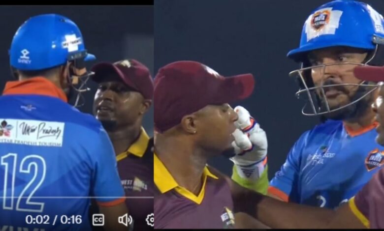Yuvraj Singh और Tino Best के बीच गर्मा-गर्मी, India Masters ने जीता IML 2025 का खिताब