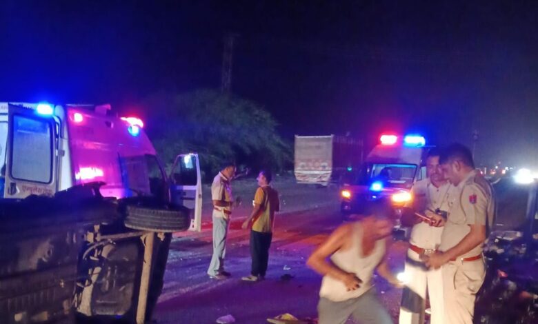 Ajmer-Jaipur Highway Accident: बेवार-अजमेर हाईवे पर भयानक हादसा, दर्शन जाते युवकों की कार पलटी, चार की दर्दनाक मौत