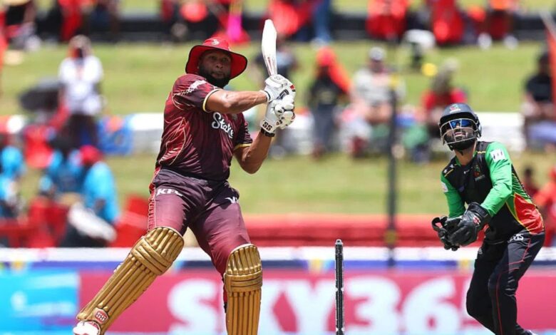 CPL 2025: 6,6,6,6,6… पोलार्ड ने उड़ाए होश! 8 में से 7 गेंदें गईं सीधे मैदान के बाहर