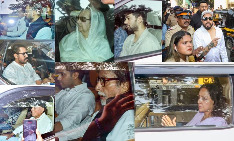 Dharmendra Funeral: कौन-सा सुपरस्टार चुपचाप रोता दिखा? कैमरे ने कैद किया अनदेखा पल!