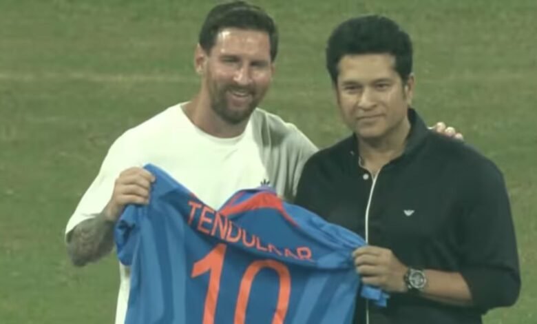 Lionel Messi India Goat Tour 2025: लियोनेल मेसी भारत दौरे पर मुंबई पहुंचे, सचिन और बॉलीवुड सितारों से की मुलाकात