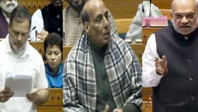 Controversy in Budget Session: संसद में हंगामा क्यों हुआ, राहुल गांधी के बयान पर राजनाथ सिंह ने जताई तीखी आपत्ति