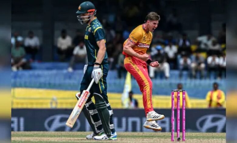 जिम्बाब्वे ने 18 साल बाद T20 World Cup में ऑस्ट्रेलिया को 23 रनों से हराया
