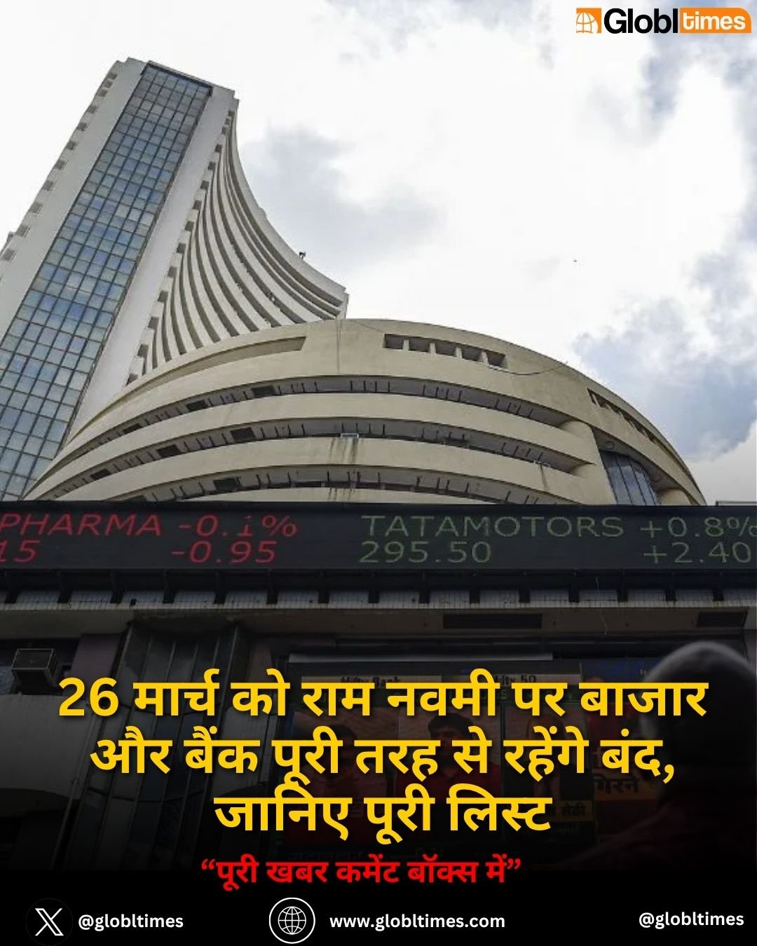 26 मार्च को राम नवमी पर बाजार और बैंक पूरी तरह से रहेंगे बंद, जानिए पूरी लिस्ट