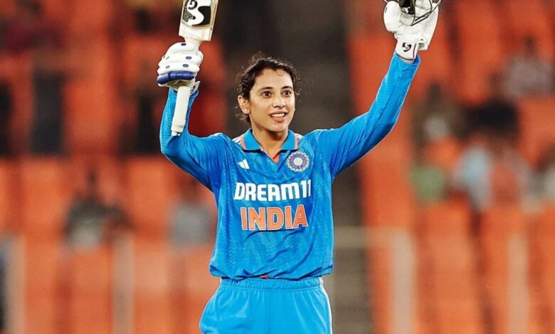 स्मृति मंधाना ने फिर हासिल किया ICC ODI बल्लेबाजों में नंबर-1 का स्थान