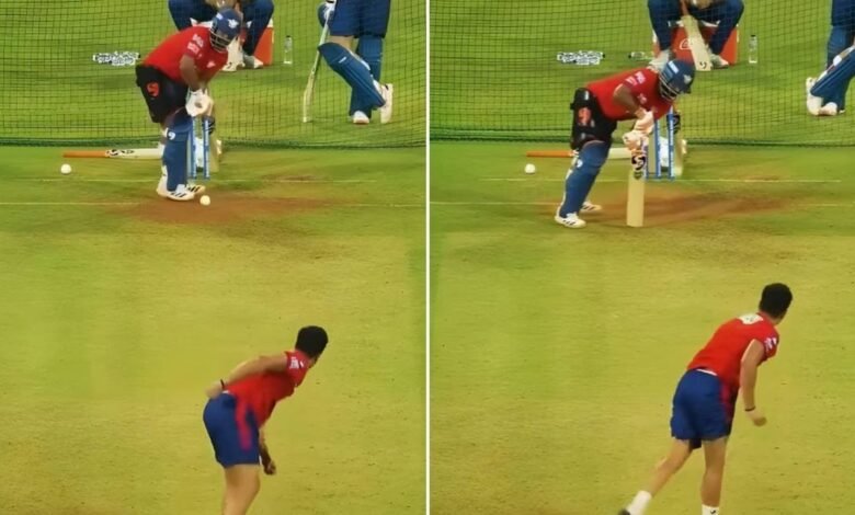 अर्जुन तेंदुलकर का यॉर्कर वीडियो वायरल. ऋषभ पंत नेट्स में हुए परेशान