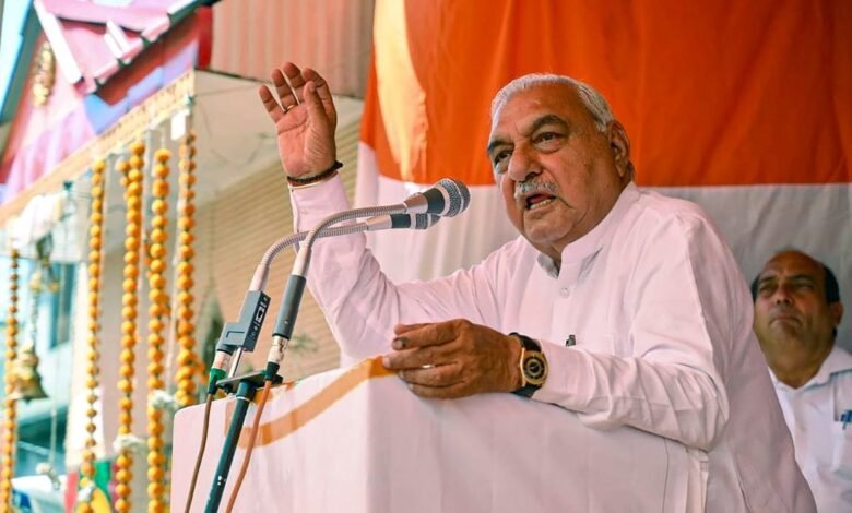 SIR प्रशिक्षण शिविर में हुड्डा का हमला, चुनाव आयोग और बीजेपी पर लगाए गंभीर आरोप