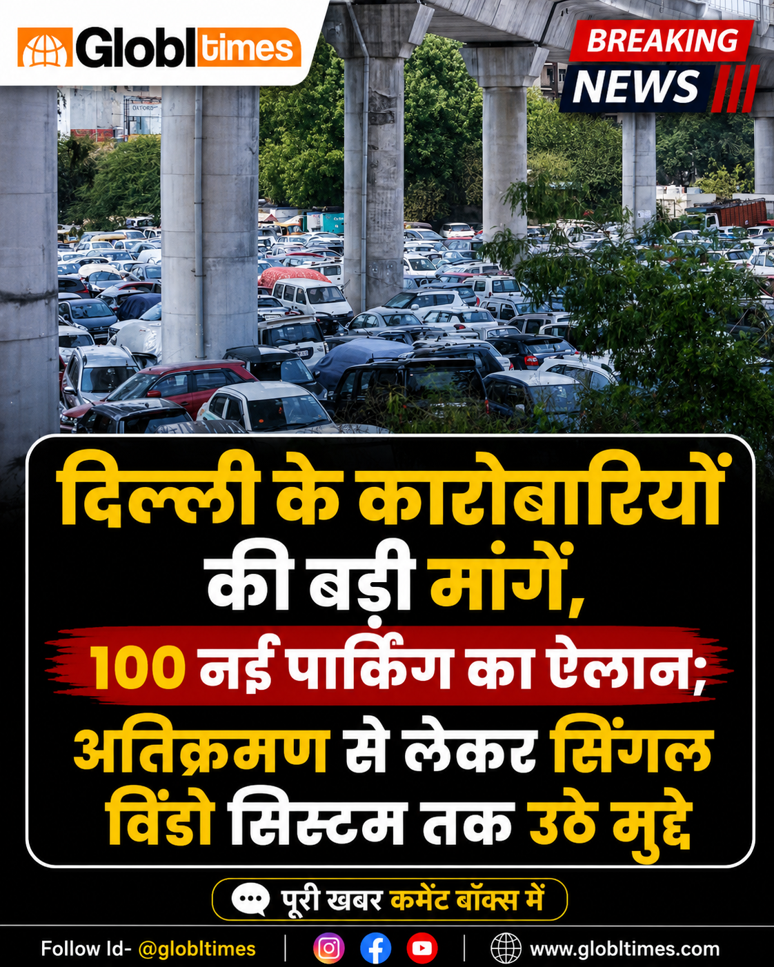 दिल्ली के कारोबारियों की बड़ी मांगें, 100 नई पार्किंग का ऐलान; अतिक्रमण से लेकर सिंगल विंडो सिस्टम तक उठे मुद्दे