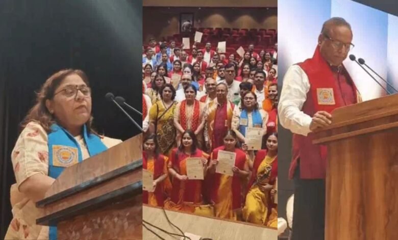गोरखपुर विश्वविद्यालय में भव्य पीएचडी समारोह, शोधार्थियों के चेहरे पर दिखी सफलता की खुशी