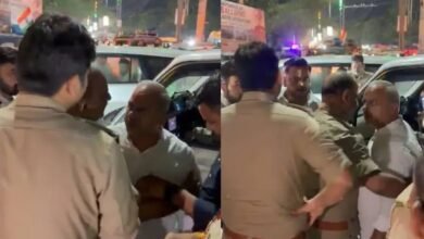 वृंदावन में VIP काफिले को रोकना पड़ा भारी, बीजेपी विधायक और DSP में तीखी बहस, वर्दी उतरवाने की धमकी का आरोप लगा