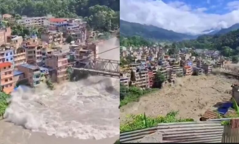 नेपाल में भोटेकोशी नदी की भीषण बाढ़ से तबाही, भारत और चीन से मांगी गई मदद