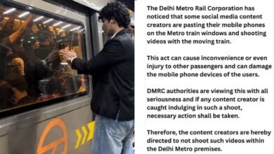 दिल्ली मेट्रो में फोन चिपकाकर Reel बनाना पड़ेगा भारी, DMRC ने दी सख्त चेतावनी