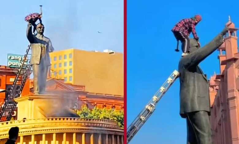 अंबेडकर प्रतिमा से छेड़छाड़ पर संत समाज का अल्टीमेटम, पंजाब सरकार को एक सप्ताह का समय