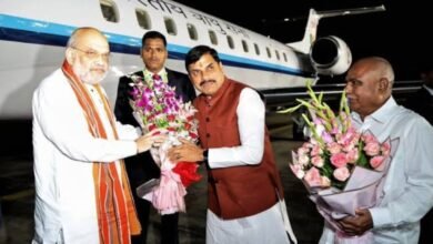 भोपाल पहुंचे अमित शाह, गोपालक सम्मेलन में 35 हजार से ज्यादा लोगों के जुटने की उम्मीद