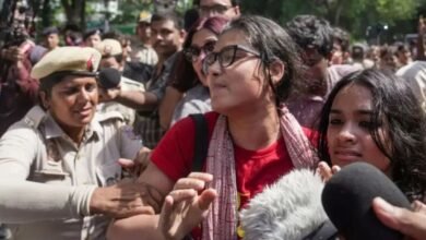 CEC ज्ञानेश कुमार के खिलाफ NSUI का प्रदर्शन, इस्तीफे और गिरफ्तारी की मांग