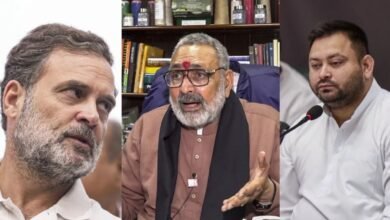 गिरिराज सिंह का राहुल गांधी-तेजस्वी यादव पर हमला, SIR को लेकर लगाए आरोप