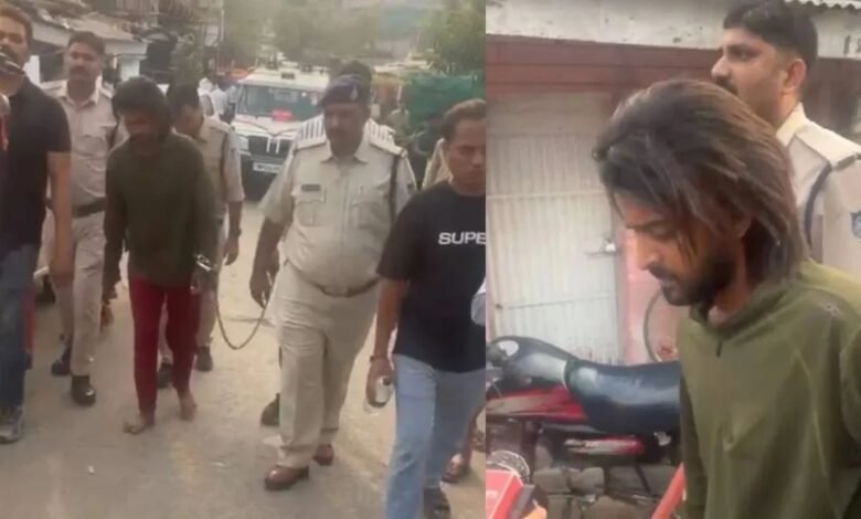 भोपाल में ऑटो पार्किंग विवाद ने पकड़ा तूल तो थाने में पुलिस से भिड़ा बदमाश अभिषेक राय